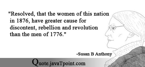 Susan B Anthony 1802