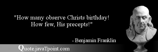 Benjamin Franklin 387