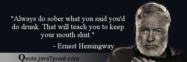 Ernest Hemingway 6397
