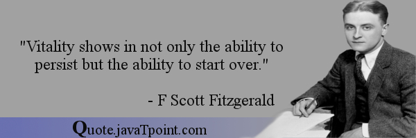 F Scott Fitzgerald 6408